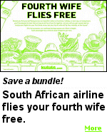 South Africas president Jacob Zuma recently married his fourth wife and the Kulula Airlines deal appears to be playing on that event.
